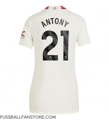 Manchester United Antony #21 Replik 3rd trikot Damen 2023-24 Kurzarm